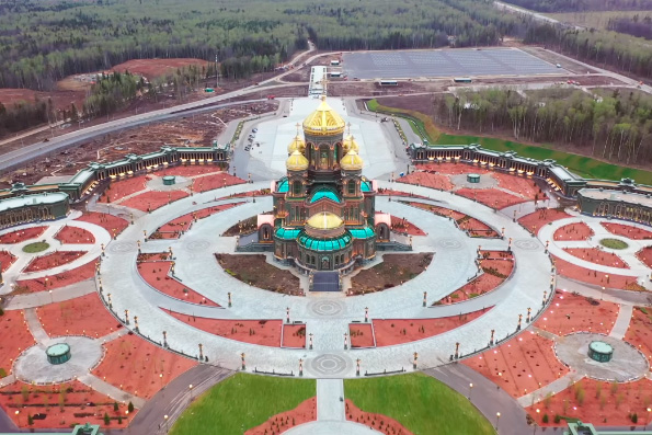 Строительство главного храма Вооруженных сил России завершено