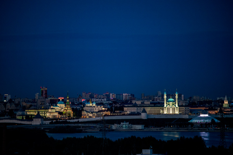 Казанский кремль. Вид с колокольни Успенского Зилантова монастыря