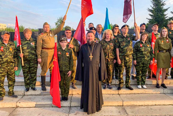 Священник Казанской епархии принимает участие в «Автопробеге Победы»
