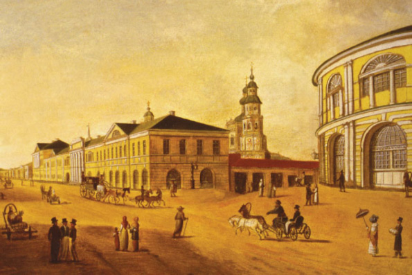 Казанская духовная семинария. Литография 1834 г.