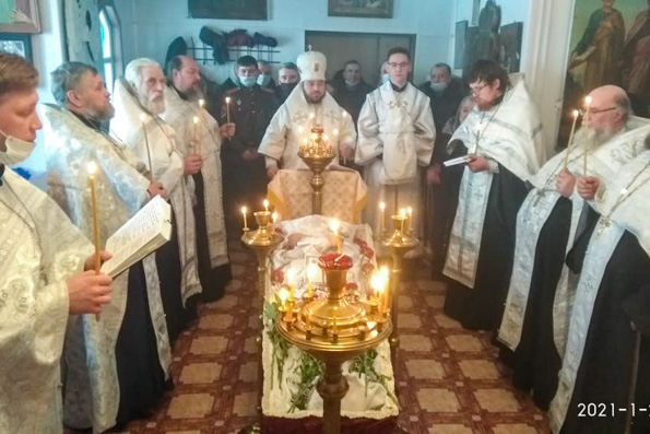 Епископ Игнатий совершил отпевание иерея Сергия Игнашина