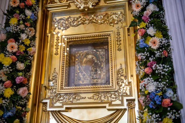 Освящение точного списка Казанской иконы Божией Матери для Казахстанского митрополичьего округа
