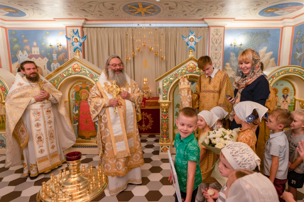 Митрополит Кирилл совершил первую Литургию в домовом храме православного детского сада города Казани