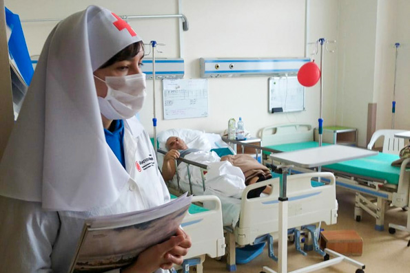 В казанской городской больнице работает пост сестричества милосердия