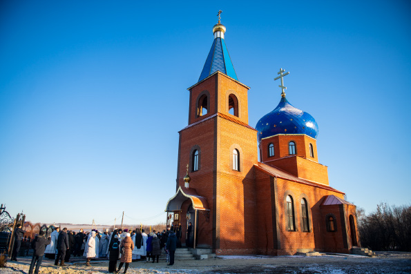 Митрополит Кирилл освятил Казанский храм в посёлке Убей