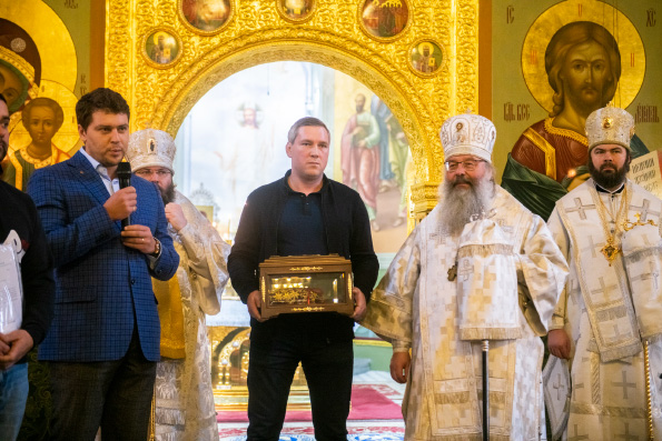В день памяти святителя Спиридона  Тримифунтского в Казанском соборе для поклонения будет выставлен ковчег с башмачком от мощей святого