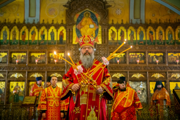 В день памяти мученика Иоанна Казанского митрополит Кирилл совершил Литургию в Зилантовом монастыре