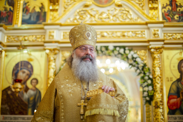Патриаршее поздравление митрополиту Казанскому и Татарстанскому Кириллу с 60-летием