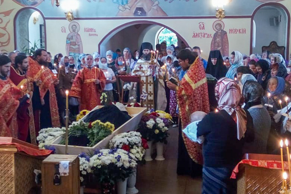 В Аксубаево состоялось отпевание почившего иеромонаха Иоанна (Сидоренко)