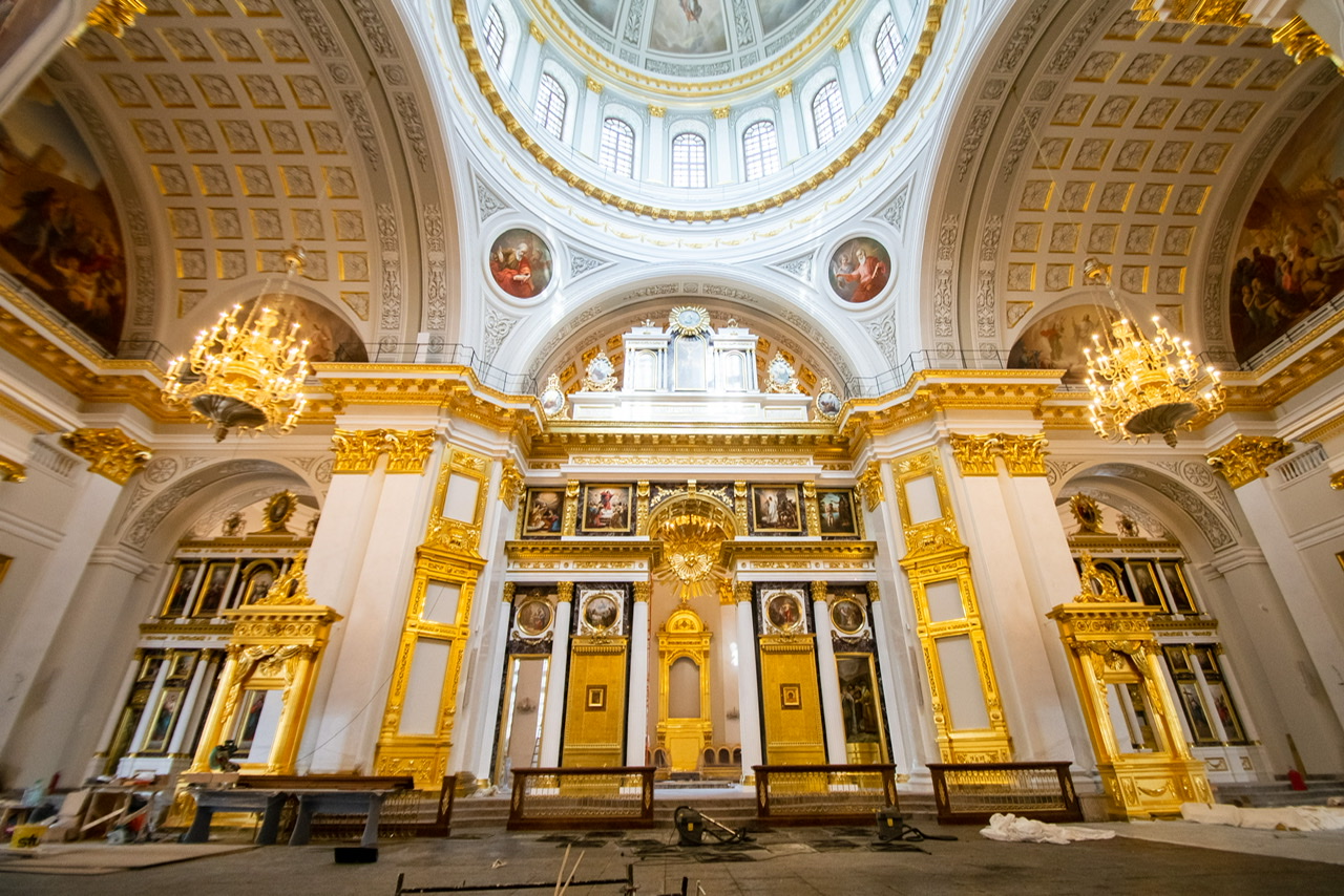 Завершается воссоздание собора Казанской иконы Божией Матери