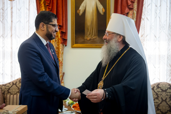 Глава Татарстанской митрополии встретился с послом ОАЭ в России