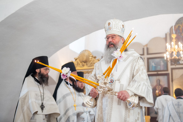 В праздник Вознесения Господня митрополит Кирилл возглавил престольные торжества в Макарьевской пустыни