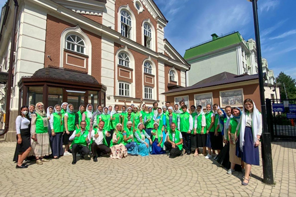«Казанские православные добровольцы» приняли участие в торжествах по случаю освящения Казанского собора