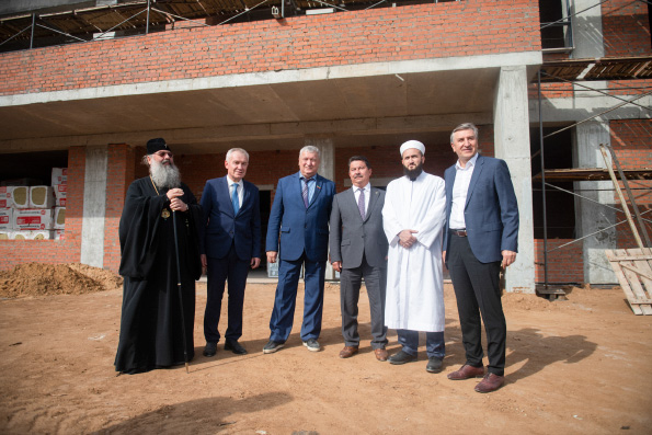 На территории нового казанского хосписа строится православный храм