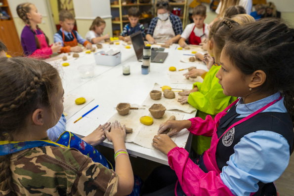 В казанской православной гимназии открылся кружок керамики