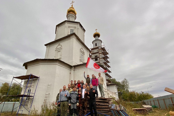 Православная молодежь Казани совершила трудовую поездку в село Полянка Лаишевского района