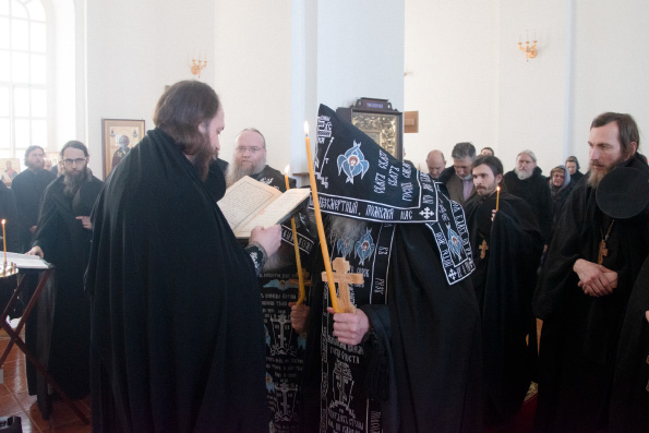 В Макарьевском монастыре состоялся постриг в великую схиму