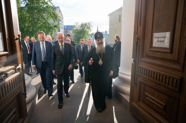 Секретарь Совета безопасности РФ Николай Патрушев посетил Казанский кафедральный собор