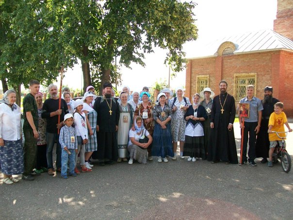 В Чистопольской епархии прошел крестный ход от п. Алексеевское до с. Билярск